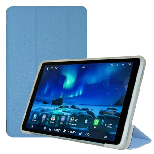 AKNICI Hülle für TECLAST P85T Android 13 Touch 8 Zoll Tablet, Ultra Dünn PU Leder Weiche TPU Rückseite Abdeckung Klappständer Schutzhülle für TECLAST P85T, Blau von AKNICI