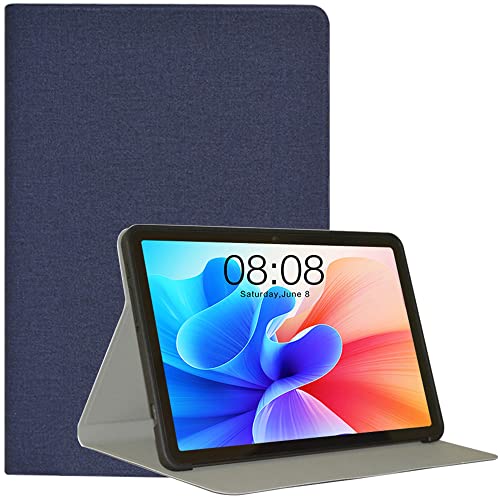 AKNICI Hülle für TECLAST T40 Pro 2K Gaming Tablet 10.4 Zoll, Ultra Dünn PU Leder Weiche TPU Rückseite Abdeckung Klappständer Schutzhülle für TECLAST T40 Pro, Case Hülle für TECLAST T40 Pro, Blau von AKNICI