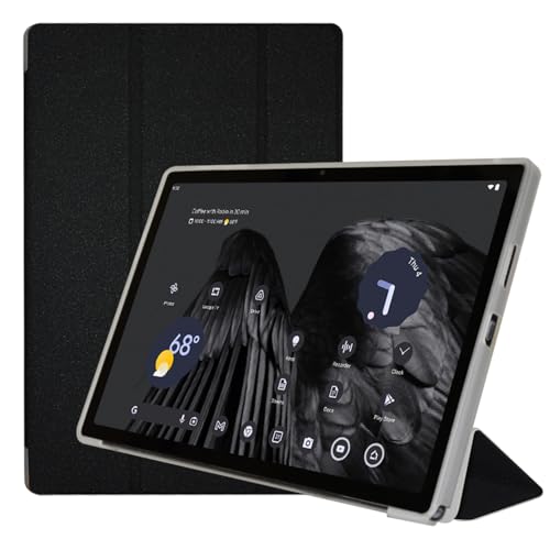 AKNICI Hülle für TECLAST T45HD Tablet 10,51 Zoll, Ultra Dünn PU Leder Weiche TPU Rückseite Abdeckung Klappständer Schutzhülle mit Auto Schlafen Wachen für TECLAST T45H, Schwarz von AKNICI