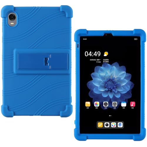 AKNICI Silikon Hülle für ALLDOCUBE iPlay 60 Mini Pro/ALLDOCUBE iPlay 60 Mini Turbo Tablet 8.4 Zoll mit Integrierter Ständer, Weiches Schutzhülle Cover Case, Blau von AKNICI