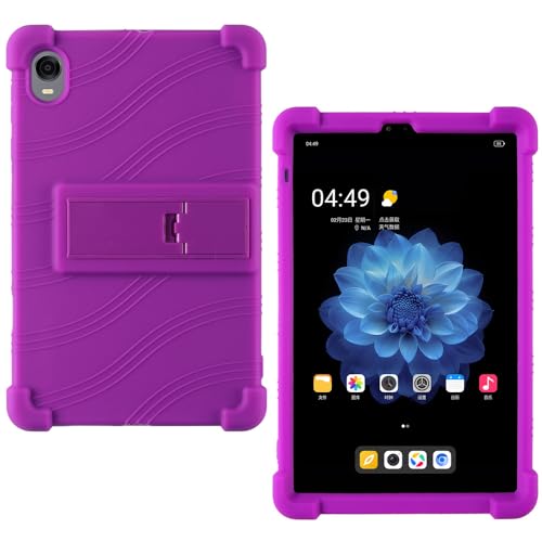 AKNICI Silikon Hülle für ALLDOCUBE iPlay 60 Mini Pro/ALLDOCUBE iPlay 60 Mini Turbo Tablet 8.4 Zoll mit Integrierter Ständer, Weiches Schutzhülle Cover Case, Lila von AKNICI