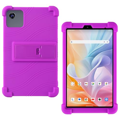 AKNICI Silikon Hülle für ALLDOCUBE iPlay 60 mini Tablet (8,7 Zoll, Android 15) mit Integrierter Ständer, Weiches Schutzhülle Cover Case für ALLDOCUBE iPlay 60 mini Tablet 8,7 Zoll, Lila von AKNICI