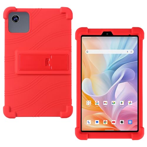 AKNICI Silikon Hülle für ALLDOCUBE iPlay 60 mini Tablet (8,7 Zoll, Android 15) mit Integrierter Ständer, Weiches Schutzhülle Cover Case für ALLDOCUBE iPlay 60 mini Tablet 8,7 Zoll, Rot von AKNICI