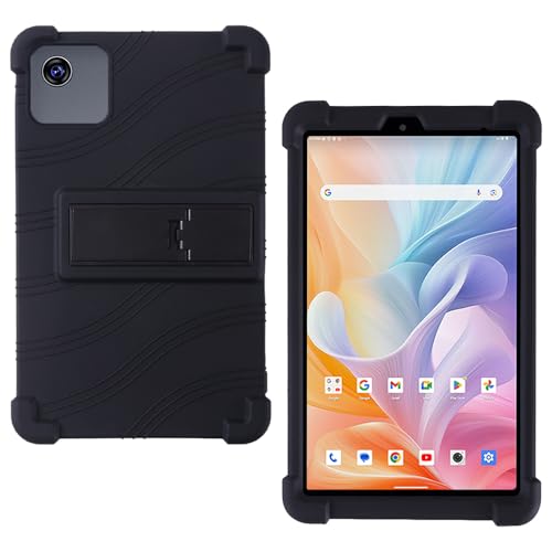 AKNICI Silikon Hülle für ALLDOCUBE iPlay 60 mini Tablet (8,7 Zoll, Android 15) mit Integrierter Ständer, Weiches Schutzhülle Cover Case für ALLDOCUBE iPlay 60 mini Tablet 8,7 Zoll, Schwarz von AKNICI