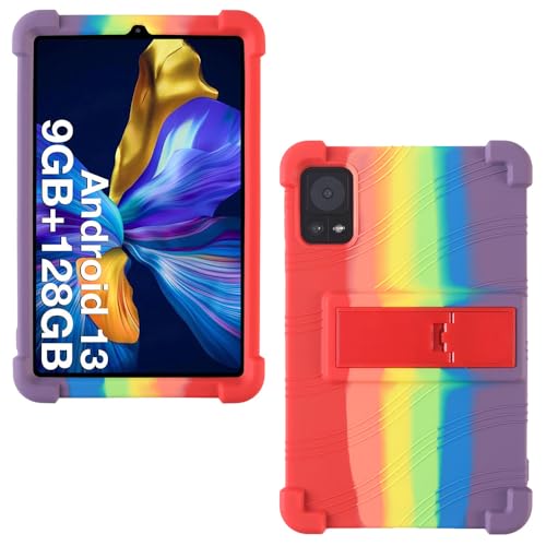 AKNICI Silikon Hülle für DOOGEE T20 Mini/DOOGEE T20 Mini Pro/DOOGEE T20Mini Tablet 8.4 Zoll mit Integrierter Ständer, Weiches Schutzhülle Cover Case für DOOGEE T20 Mini Pro/DOOGEE T20Mini, Rot Lila AKNICI Silikon Hülle für DOOGEE T20 Mini/DOOGEE T20 Mini Pro/DOOGEE T20Mini Tablet 8.4 Zoll mit Integrierter Ständer, Weiches Schutzhülle Cover Case für DOOGEE T20 Mini Pro/DOOGEE T20Mini, Rot Lila von AKNICI