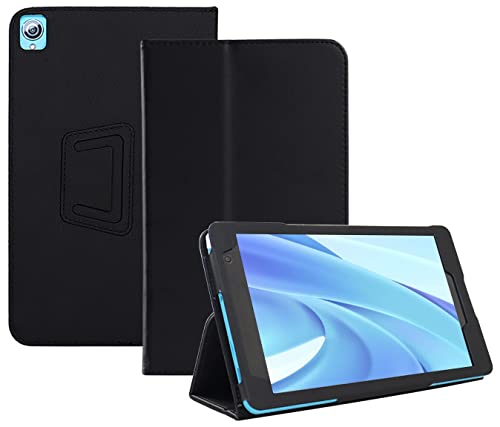 AKNICI Tablet Hülle für Blackview Tab 5 Tablet PC 8 Zoll/Blackview Tab 50 WiFi Tablet PC 8 Zoll, Ultra Dünn PU Leder Abdeckung Klappständer Case Cover Schutzhülle mit Handschlaufe Magnet (Schwarz) AKNICI Tablet Hülle für Blackview Tab 5 Tablet PC 8 Zoll/Blackview Tab 50 WiFi Tablet PC 8 Zoll, Ultra Dünn PU Leder Abdeckung Klappständer Case Cover Schutzhülle mit Handschlaufe Magnet (Schwarz) von AKNICI