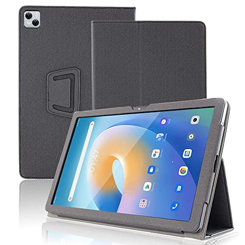 AKNICI Tablet Hülle für OSCAL Pad13 Tablet 10.1 Zoll, PU Leder Abdeckung Klappständer Case Cover Schutzhülle mit Handschlaufe Magnet für OSCAL Pad13 (2023) Tablet 10.1 Zoll, Black von AKNICI