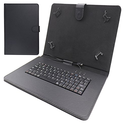 AKNICI Universelle Tastaturhülle für 25,7 cm (10,1 Zoll) Typ-C-Tastatur (Anschluss durch Typ-C-Stecker) für 22,7 cm (9 Zoll) Tablets Dragon Touch Max10/Vankyo MatrixPad S10/S20/Pritom TronPad L10/Teclast P20HD/LNMBBS P401/AOYODKG von AKNICI