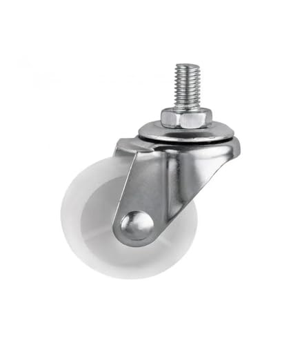 4 Stück/Charge Rollen, 1,5 Zoll, weiße PP-Schraube, M6-Gewinderollendurchmesser, 40 mm Displayständerrad 4 Stück/Charge Rollen, 1,5 Zoll, weiße PP-Schraube, M6-Gewinderollendurchmesser, 40 mm Displayständerrad von AKNOQNTM