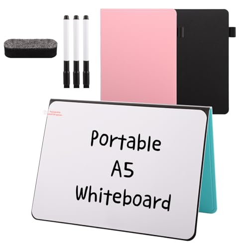 AKOLAFE A5 Whiteboard, 3 Stück, kleines Mini-Whiteboard und Stiftradierer, wiederverwendbar, Schreibtisch-Whiteboard, A5, tragbar, trocken abwischbar, Notiztafel für Notizen, Memo-Nachrichten, Listen AKOLAFE A5 Whiteboard, 3 Stück, kleines Mini-Whiteboard und Stiftradierer, wiederverwendbar, Schreibtisch-Whiteboard, A5, tragbar, trocken abwischbar, Notiztafel für Notizen, Memo-Nachrichten, Listen von AKOLAFE