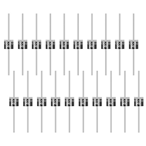 20 Stück Gleichrichterdioden Beutel Sortimentskit Diode 30 A 50 V Axial 30SQ050 für Solarpanel Parallel-Reflow-Schutzdioden Siliziumdiode Barrier Rectifier Diode Elektronische Komponenten von AKONE