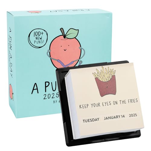 Daily Puns Calendar 2025, Funny Desk Kalender 2025, A Pun A Day Tischkalender 2025, 12 Month Calendar, Lustiger Kalender with Punny Illustrations, Page a Day, Daily Jokes Kalender für Desktop Daily Puns Calendar 2025, Funny Desk Kalender 2025, A Pun A Day Tischkalender 2025, 12 Month Calendar, Lustiger Kalender with Punny Illustrations, Page a Day, Daily Jokes Kalender für Desktop von AKONE