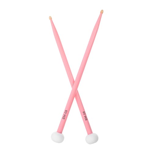 AKOOSY 1 Paar Professionelle Drumsticks: Filzköpfe Dual-head Für Vielseitige Percussion Für Schlagzeug Und Pauke Komfortabel von AKOOSY
