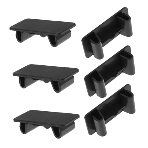 AKOOSY 6 Stück Schalttafel gesteckt schalterabdeckung Schalterpanel Lochabdeckung Abdeckung für Schalterpanel Wippschalter-Panel Off-Road-Lichtschalterfeld Schwellerabdeckungen Abs Black von AKOOSY
