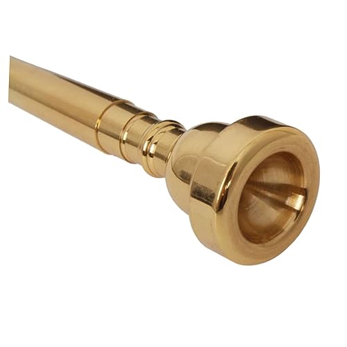 AKOOSY Goldener Mund Mundstücke Trompetenmundstück vergoldet Trompetenzubehör Anfänger -Trompete Trompete Ersatzteil professionelle Trompete Trompetenersatz Instrumentenzubehör Musical von AKOOSY
