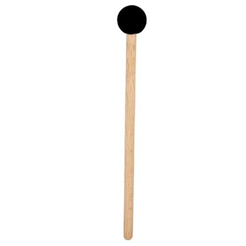 AKOOSY Gummikopf Trommelstöcke für Percussion Schlagstock mit Holzgriff für Steeldrum Meditationsgongs und Mehr Drum Zubehör von AKOOSY