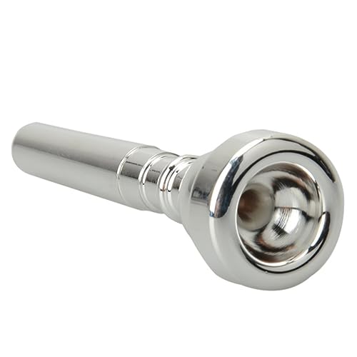 AKOOSY Silbermund -Musikinstrumenten -Accessoires Trompetenersatz silbernes Trompetenmundstück silberne Accessoires Ersatzteile Trompetenzubehör Musical Anfänger -Trompete musik mundstück von AKOOSY