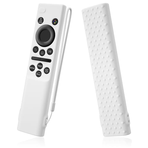 AKSHFETH Fernbedienung kompatibel mit Samsung Fernbedienung bn59-01393/bn59-01388, Silikonhülle mit Umhängeband, Weiß AKSHFETH Fernbedienung kompatibel mit Samsung Fernbedienung bn59-01393/bn59-01388, Silikonhülle mit Umhängeband, Weiß von AKSHFETH