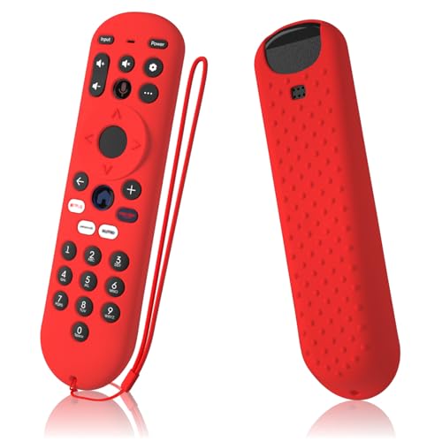 AKSHFETH Schutzhülle für Xumo Steam Box Fernbedienung, Silikon, kompatibel mit Pioneer Xumo TV-Fernbedienung, stoßfest, schützende Silikonhülle (rot) von AKSHFETH