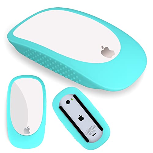 AKSHFETH Silikon-Schutzhülle für Apple Magic Mouse 2, iMac Magic Mouse Cover Case für Apple Magic Mouse 1 & II, Anti-Drop-Schutzhülle (Mint) von AKSHFETH
