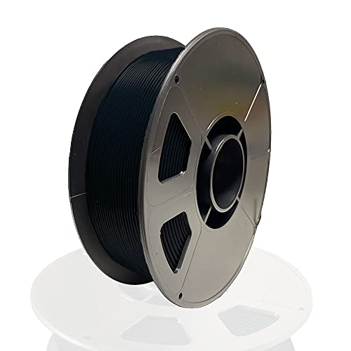 AKTECH 3D PLA Filament + für 3D-Drucker, 1,75 mm (+/- 0,03 mm), Spule 850 g. (Negro) von AKTECH