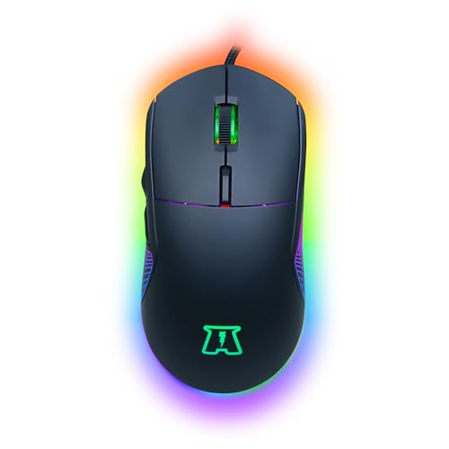 AKUMA - Otaku M02 7200DPI RGB Gaming Maus – Schwarz von AKUMA