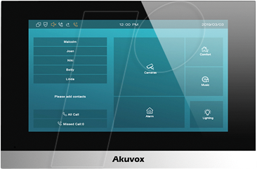 AKUVOX C313W-W - Inneneinheit für Video-Türsprechanlage von AKUVOX