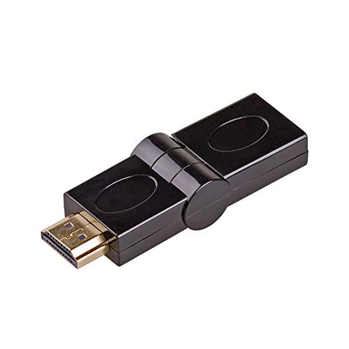 AKYGA AK-AD-40 Winkelstecker HDMI Adapter 180 Grad Buchse auf Stecker vergoldet von AKYGA