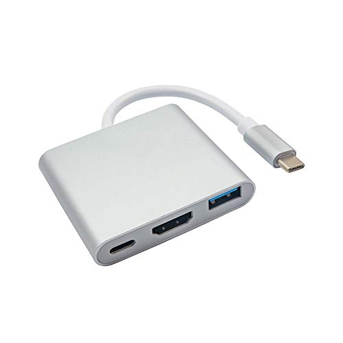 AKYGA AK-AD-57 4 Ports USB C Hub USB C HDMI USB A 3.0 Adapter Splitter 20cm von AKYGA