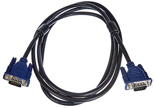 AKYGA AK-AV-01 VGA Kabel für Monitor TV PC SUB-D Stecker auf Stecker 1.8m, Schwarz von AKYGA