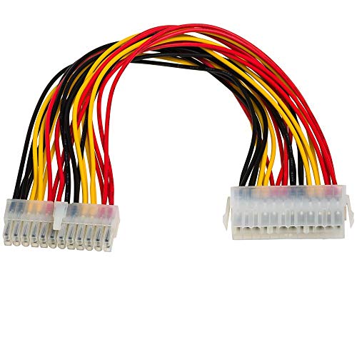 AKYGA AK-CA-09 20+4 pin (w) auf P1 20+4 pin (m) Adapter Kabel Erweiterung 30cm von AKYGA