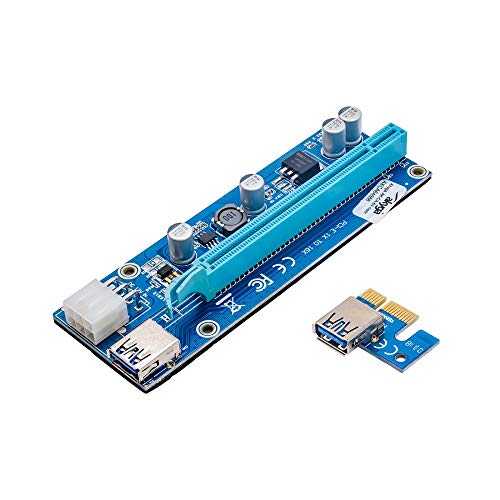 AKYGA AK-CA-64 Riser PCI-E 1x - 16x Adapter USB 3.0 Version 009S USB 55cm von AKYGA