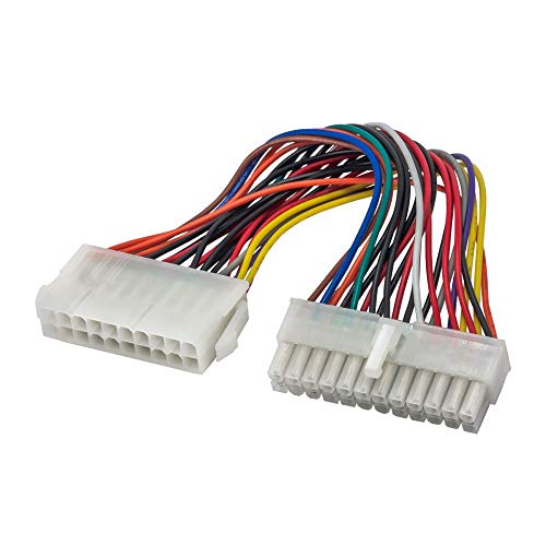 AKYGA AK-CA-66 20 pin Stecker auf P1 20+4 pin Buchse Adapter Stromkabel 15cm von AKYGA
