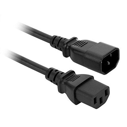 AKYGA AK-PC-11A Netzkabel für PC 3 Pin Polig Erweiterung IEC C13 / C14 5m von AKYGA