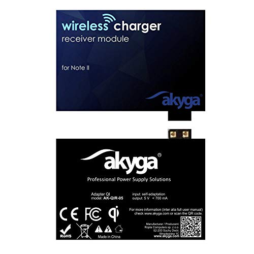 AKYGA AK-QIR-05 QI Wireless Ladegerät Empfänger Empfänger Receiver für Note 2 AKYGA AK-QIR-05 QI Wireless Ladegerät Empfänger Empfänger Receiver für Note 2 von AKYGA