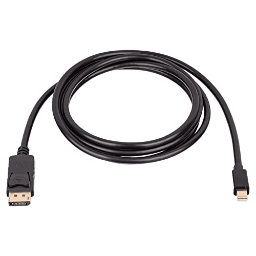 AKYGA Kabel DisplayPort - miniDisplayPort AK-AV-15 1.8m gold plated black adapter DP to mini DP 4k 24 bit NVIDIA G-Sync AMS FreeSync von AKYGA