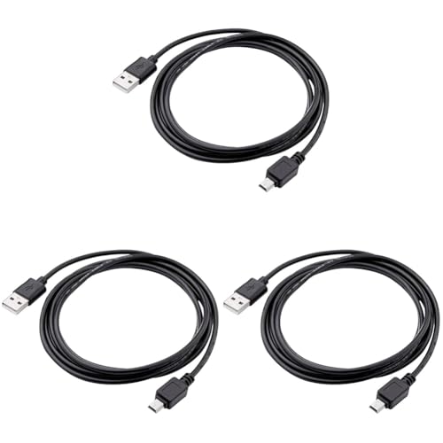 AKYGA Mini USB B 2.0 Stecker 5 Polig Kabel Sync Datenkabel Nikon Kamera 1.8 m AK-USB-03 (Packung mit 3) von AKYGA