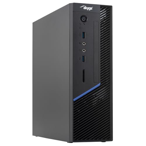 AKYGA SFF Gehäuse AK-202-01BK für Nettop-Computer/Multimedia-Zentrum/USB 3.0 / SD/DVD Slim/Keningston/ohne PSU von AKYGA