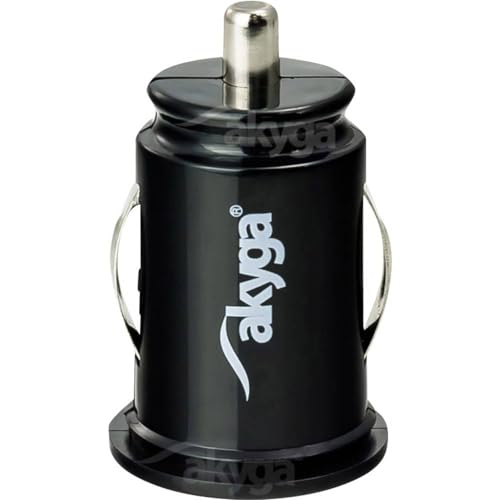 Akyga AK-CH-02 Auto Ladegerat mit 2X USB anschluss 5V/2.1A schwarz von AKYGA
