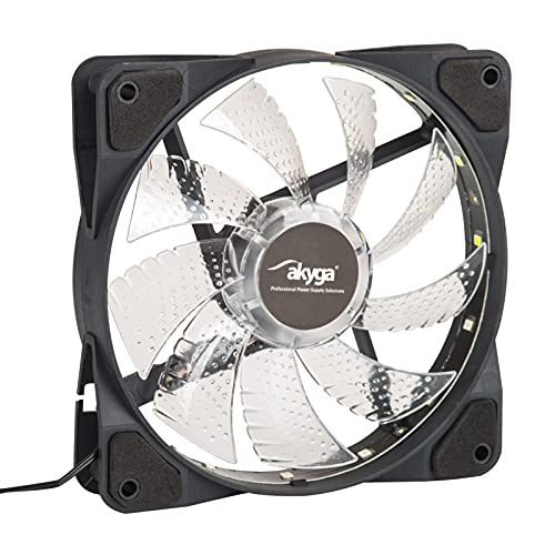 Akyga System fan AW-12D-LED 120mm 15 LED rainbow molex von AKYGA
