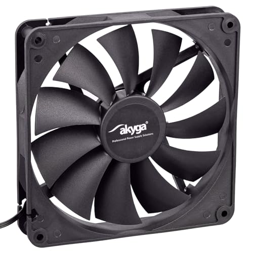 Akyga System fan AW-14A-BK 140mm black Molex + 3pin von AKYGA