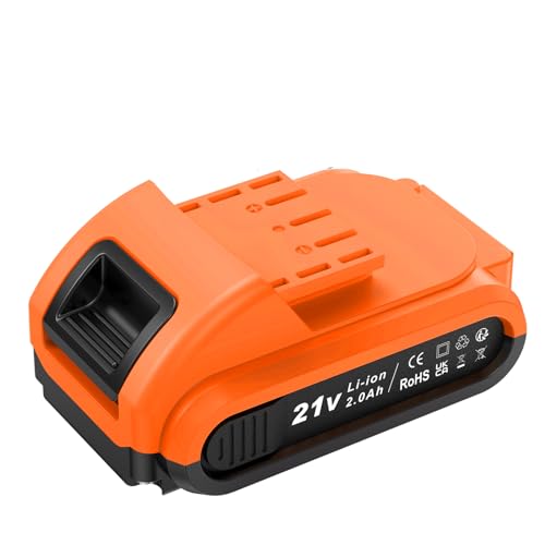 AKZWOXRO 2.0AH Akku, für 21V Akkuschrauber, Orange Farbe AKZWOXRO 2.0AH Akku, für 21V Akkuschrauber, Orange Farbe von AKZWOXRO