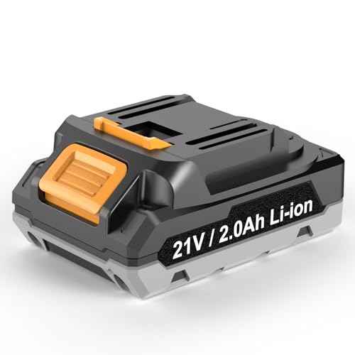 AKZWOXRO 2.0AH Akku, für 21V Akkuschrauber (Bürstenloser Motor), Grau von AKZWOXRO