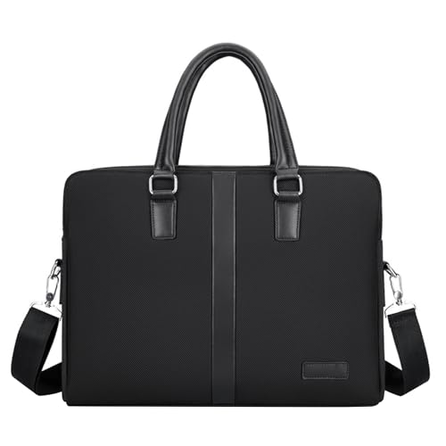 AKbik Laptoptasche Aktentaschen Handtasche Tragetasche Schulter Tasche Notebooktasche Laptop Sleeve Laptop Hülle (Size : Black-1) von AKbik
