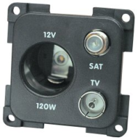 CBE Steckdose MP12ATVS für 12V, TV und SAT von AL-KO VTE