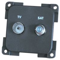 CBE Steckdose MPTVS mit TV- und SAT-Buchse CBE Steckdose MPTVS mit TV- und SAT-Buchse von AL-KO VTE