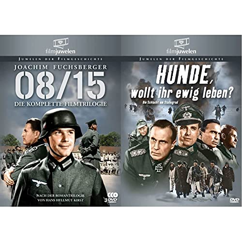 08/15 - Die komplette Filmtrilogie [3 DVDs] & Hunde, wollt ihr ewig leben? - Die Schlacht um Stalingrad (Filmjuwelen) von AL!VE AG