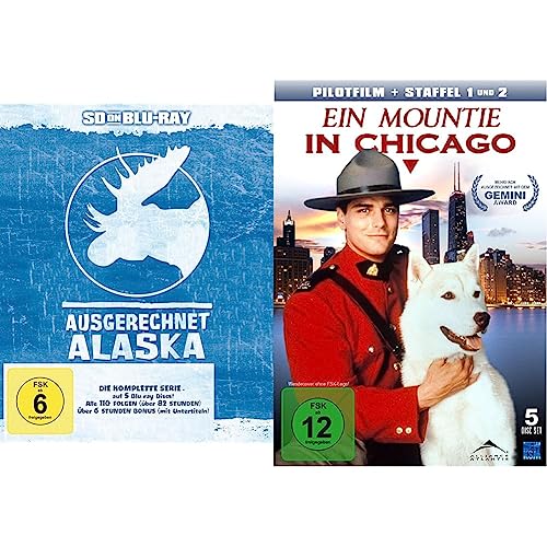 Ausgerechnet Alaska - Die komplette Serie (SDonBD) [Blu-ray] & Ein Mountie in Chicago - Staffel 1&2 inkl. Pilotfilm [5 DVDs] von AL!VE AG