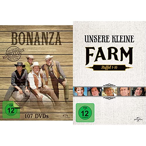 Bonanza - Komplettbox, Staffeln 1-14 (107 Discs) & Unsere kleine Farm - Die komplette Serie (58 Discs) von AL!VE AG