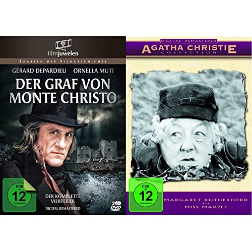Der Graf von Monte Christo (1-4) - Der komplette Vierteiler (Fernsehjuwelen) [2 DVDs] & Agatha Christie Collection - Miss Marple [4 DVDs] von AL!VE AG